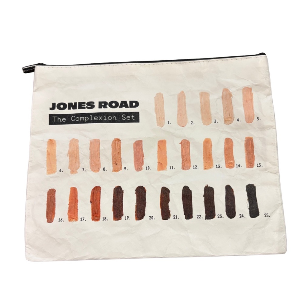 🆕 Jones Road Makeup Bag – “The Complexion Set” Print – Limited Release